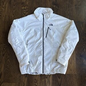 The North Face Apex Elevation Jacket Women Medium White Insulated Primaloft Coat